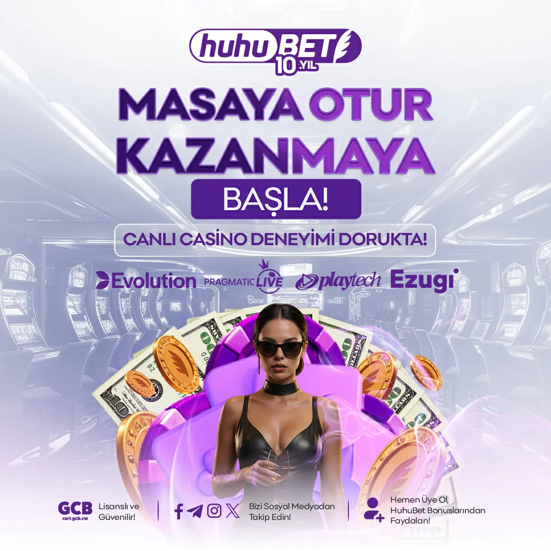 Huhubet canlı casino
