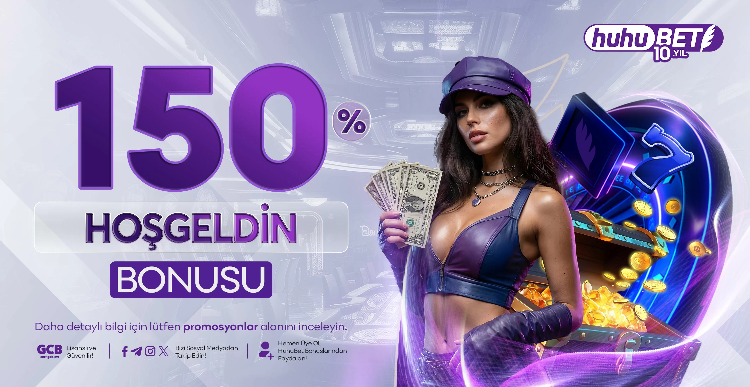Huhubet %150 hoşgeldin bonusu