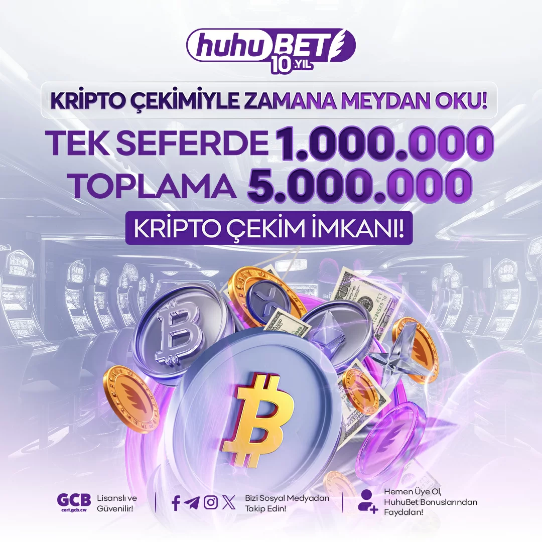 Huhubet kripto çekim limitleri