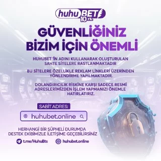 Huhubet güvenli güncel adres uyarısı